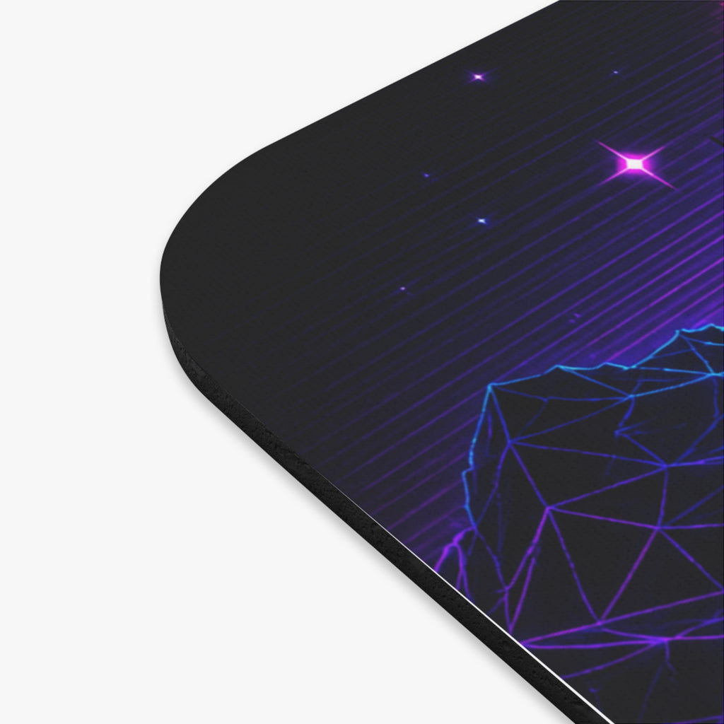 Retro Synthwave Mouse Pad — "Speedimus Prime Productions" Racing Design