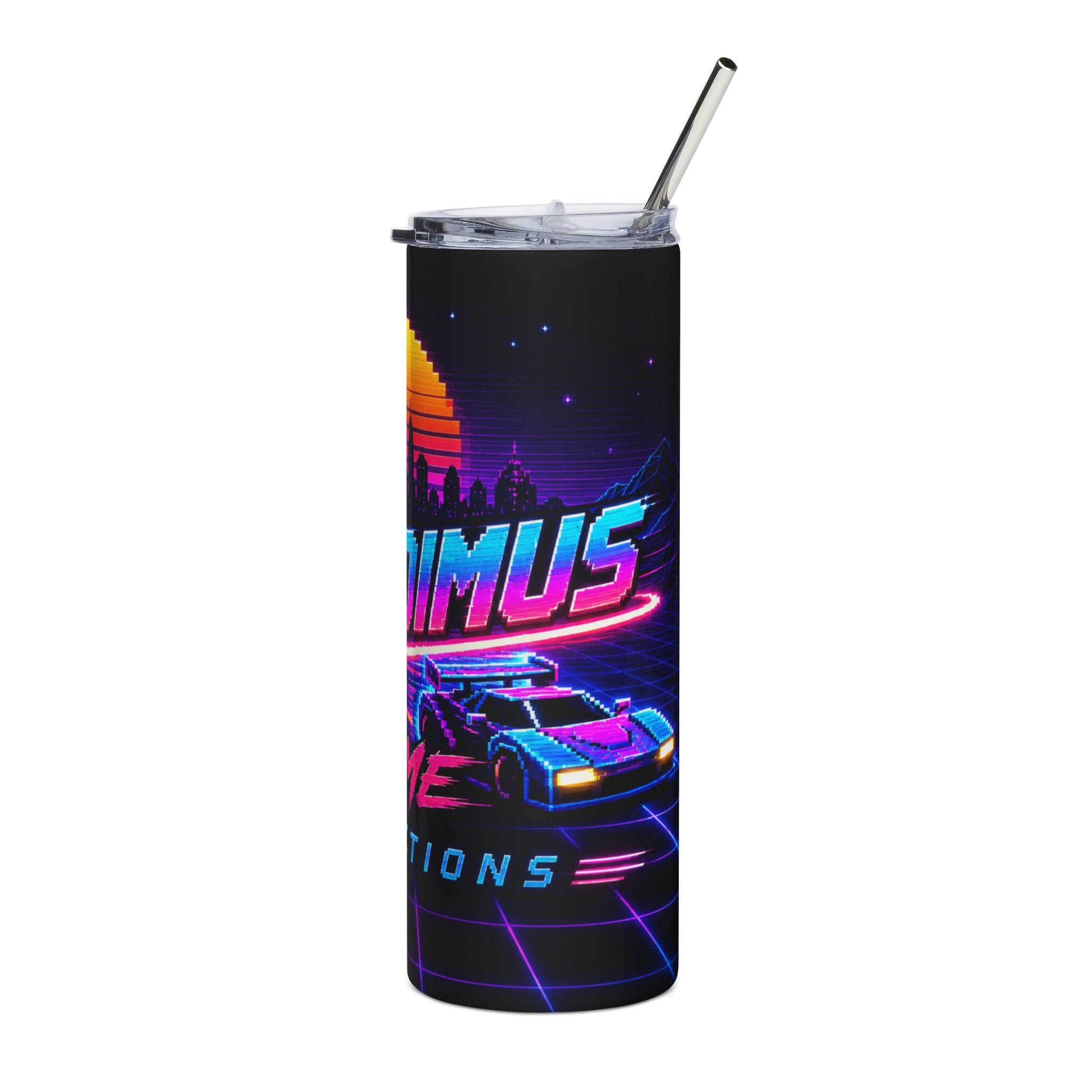 Retro 'Speeding Prime Productions' 20oz Stainless Tumbler